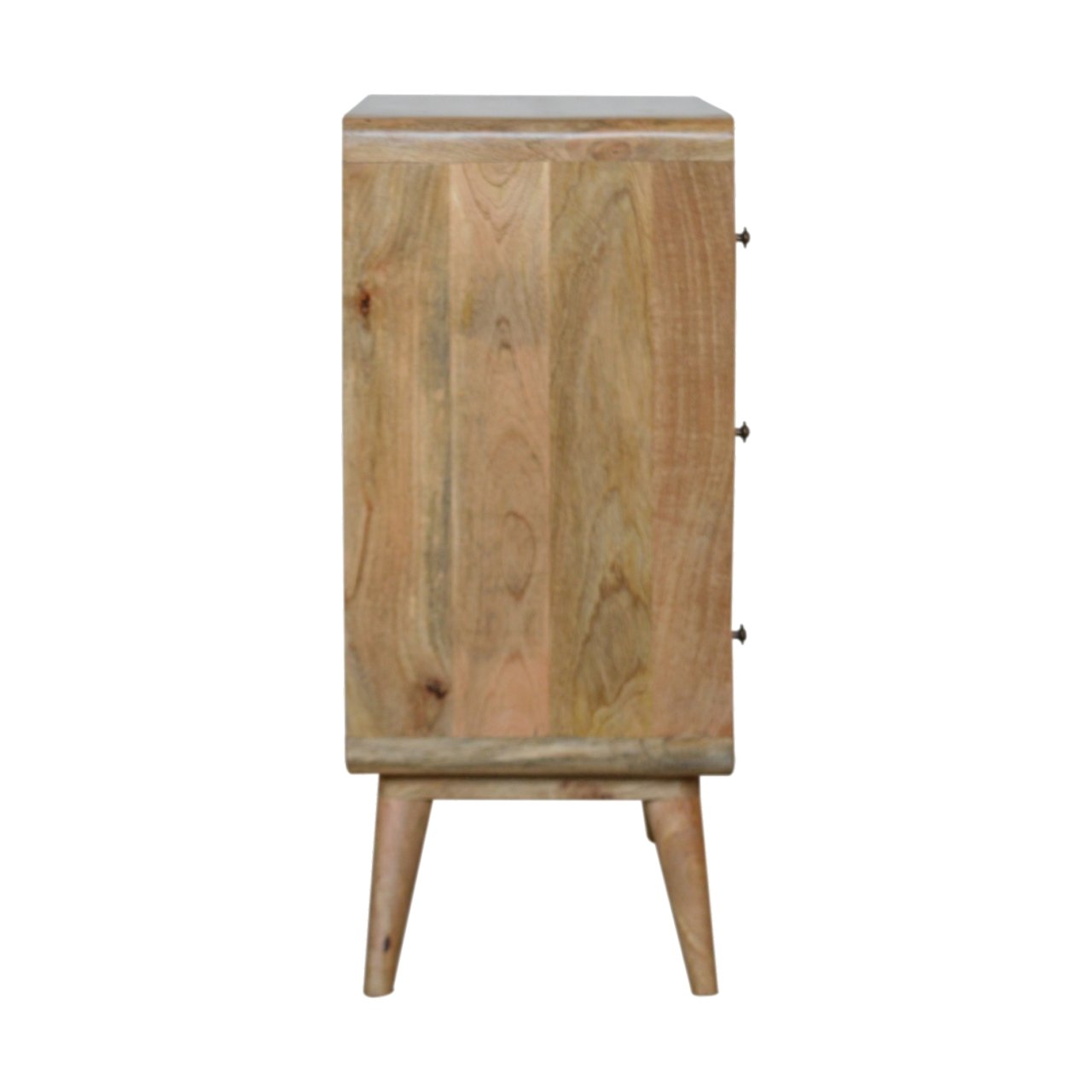 Kinn Mango Wood Chest of Drawers in Oak