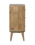 Kinn Mango Wood Chest of Drawers in Oak