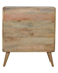 Kinn Mango Wood Chest of Drawers in Oak