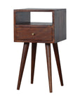 Nusa Mango Wood Bedside Table in Cherry