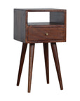 Nusa Mango Wood Bedside Table in Cherry