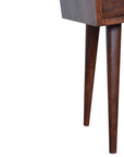 Nusa Mango Wood Bedside Table in Cherry