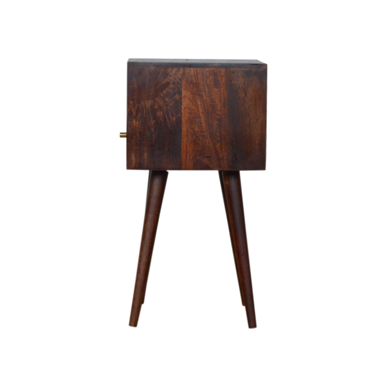 Nusa Mango Wood Bedside Table in Cherry