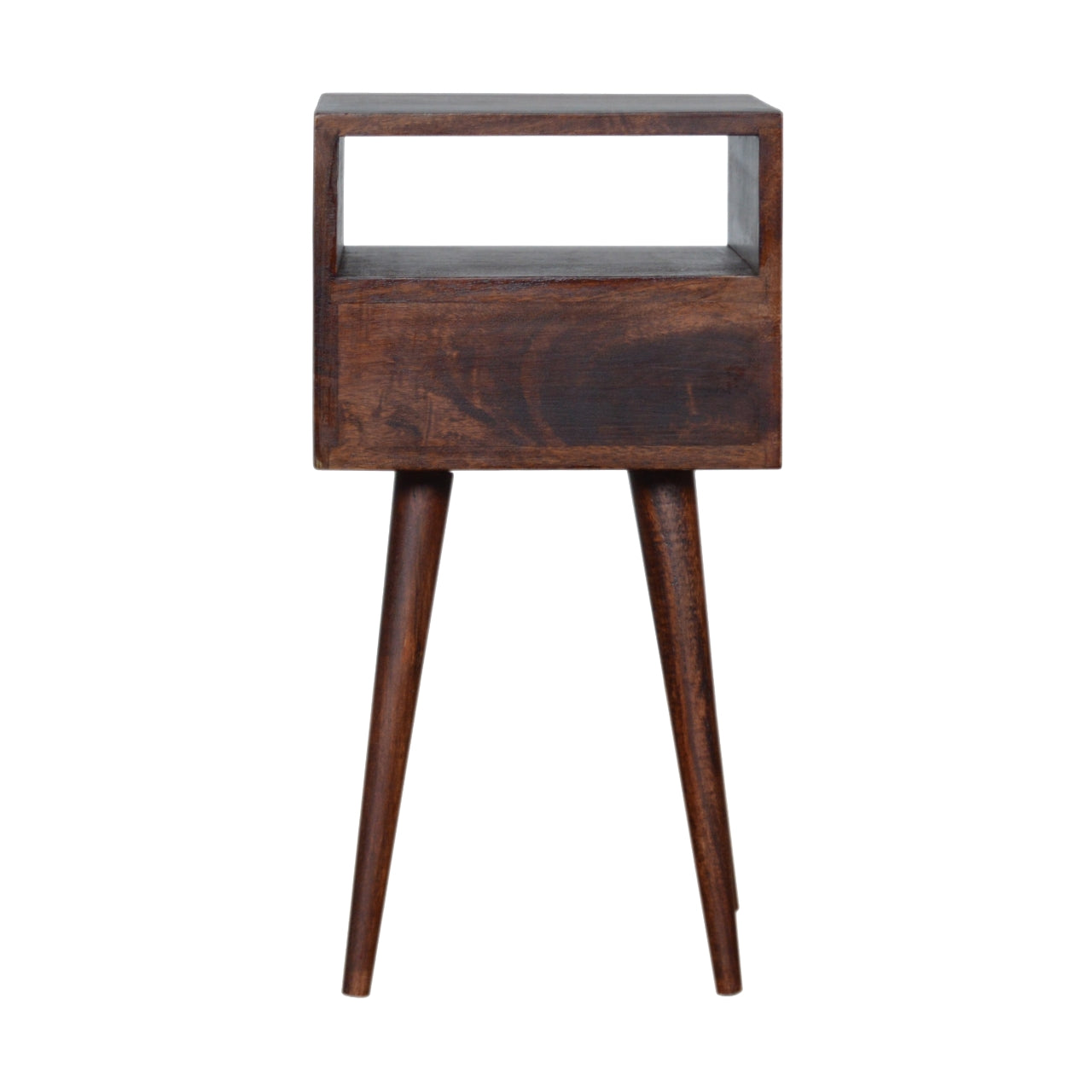 Nusa Mango Wood Bedside Table in Cherry