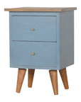 Blue Bedside Table