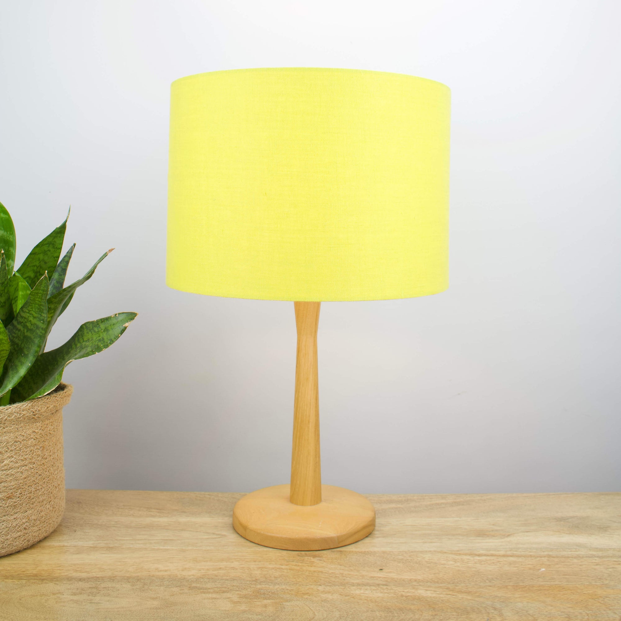 Lemon Linen Lampshade - Tropikala