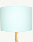 Light Mint Green Linen Lampshade - Tropikala