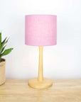 Mauve Purple Linen Lampshade - Tropikala