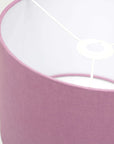 Mauve Purple Linen Lampshade - Tropikala