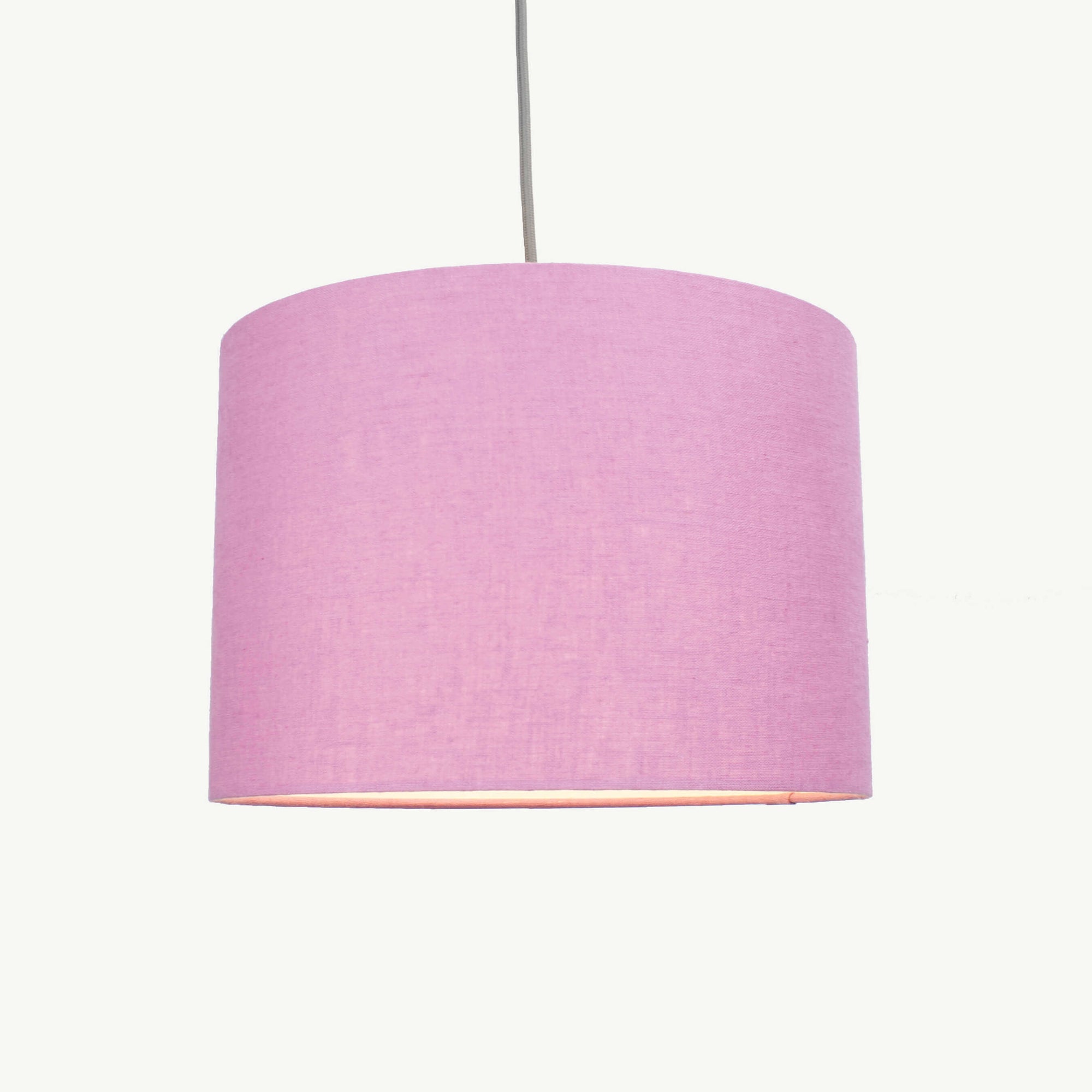 Mauve Purple Linen Lampshade - Tropikala