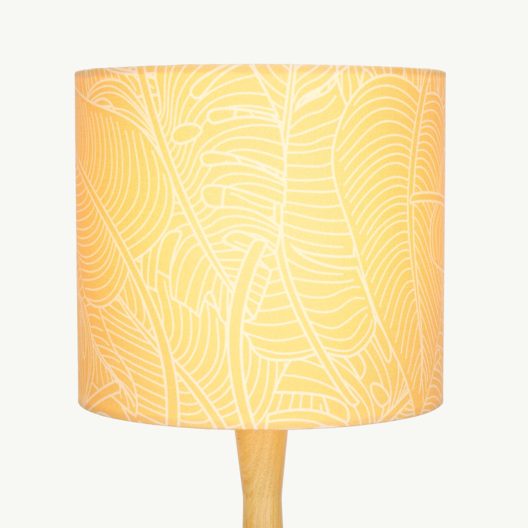 Mustard Yellow Monstera Leaf Lampshade - Tropikala