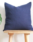 Navy Blue Linen Lampshade