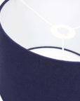 Navy Blue Linen Lampshade - Tropikala