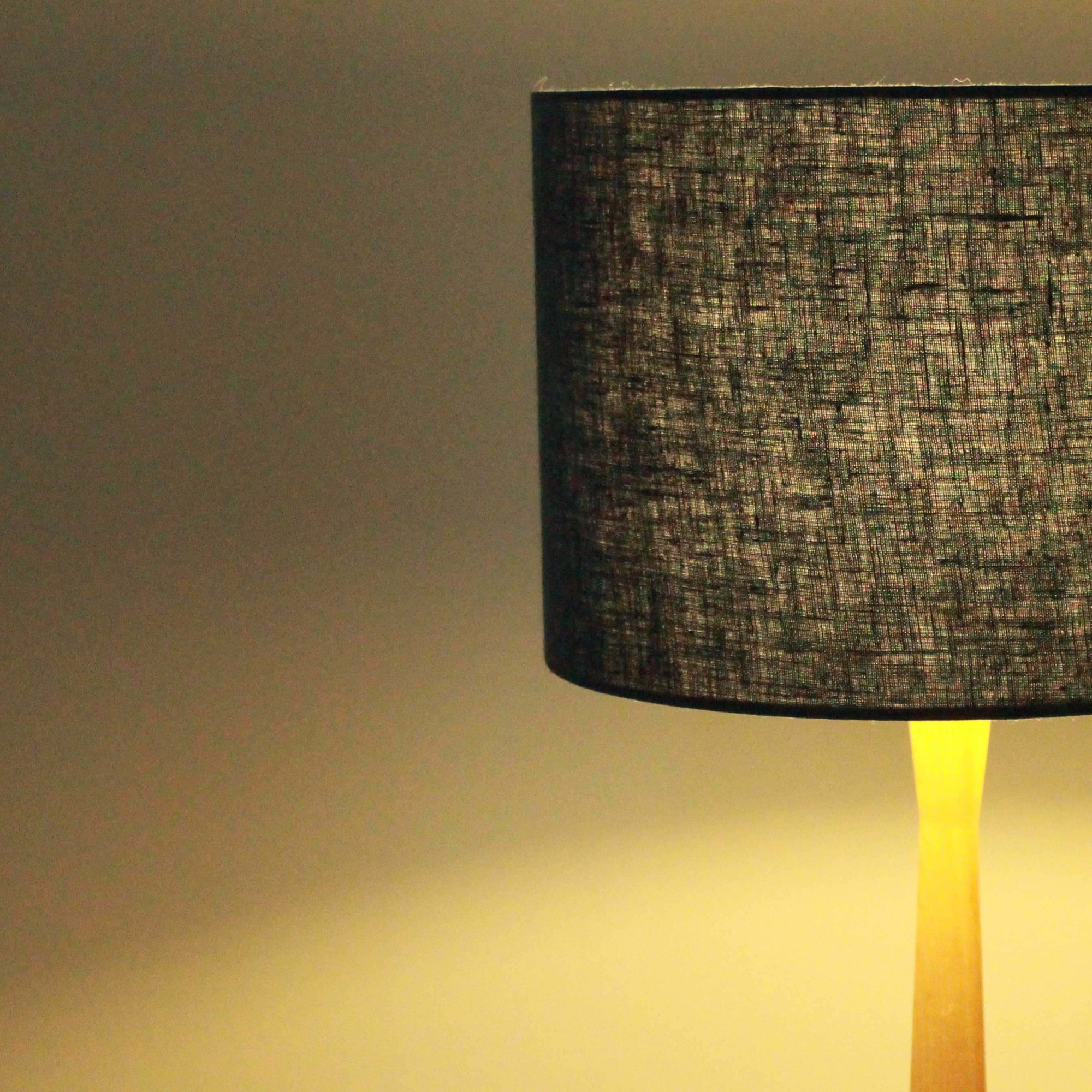 Petrol Blue Linen Lampshade - Tropikala