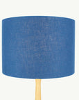 Petrol Blue Linen Lampshade - Tropikala