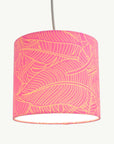 Pink Monstera Leaf Lampshade - Tropikala