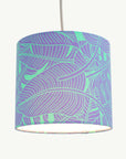 Green and Purple Monstera Leaf Lampshade - Tropikala