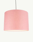 Rose Pink Linen Lampshade - Tropikala