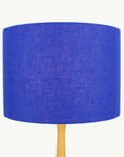 Royal Blue Linen Lampshade - Tropikala