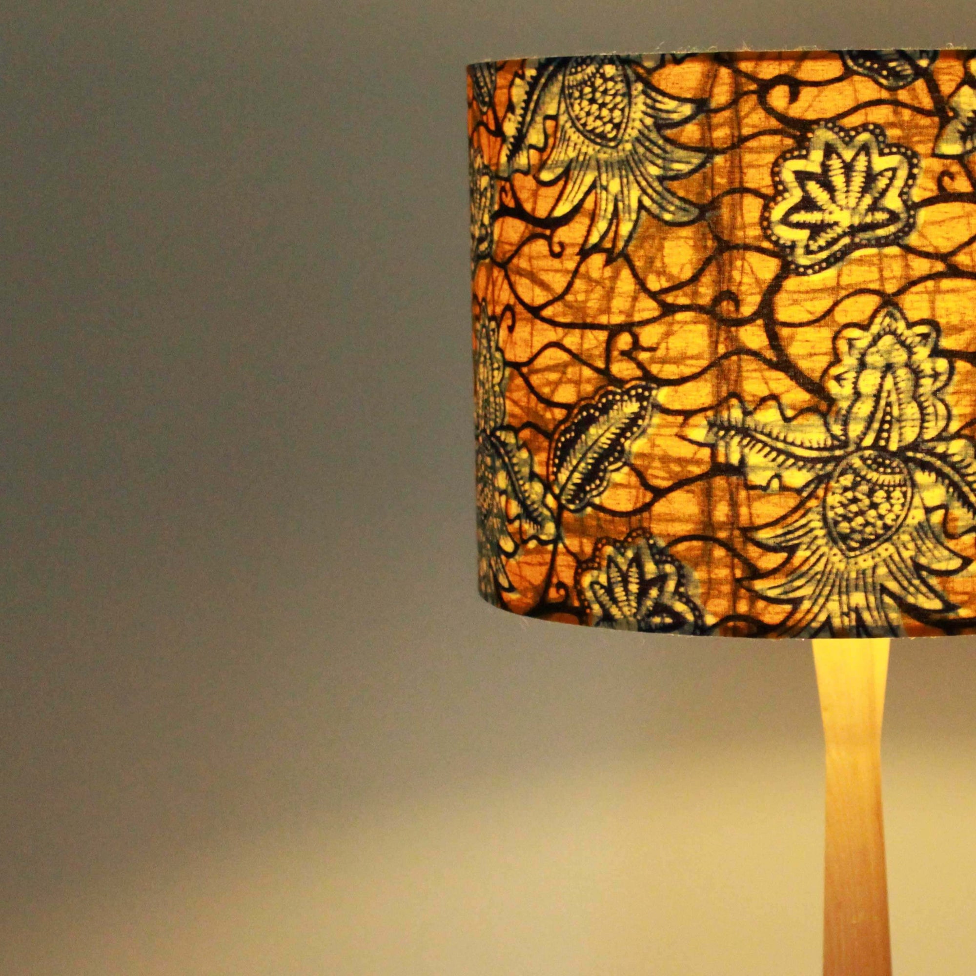 Yellow Pineapple African Lampshade - Tropikala