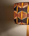 Yellow and Blue Eyes African Lampshade - Tropikala