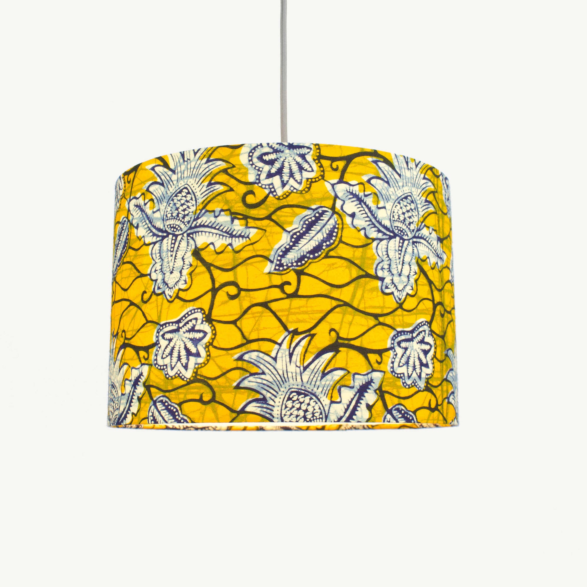 Yellow Pineapple African Lampshade - Tropikala