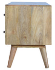 Odda Mango Wood TV Unit in Oak