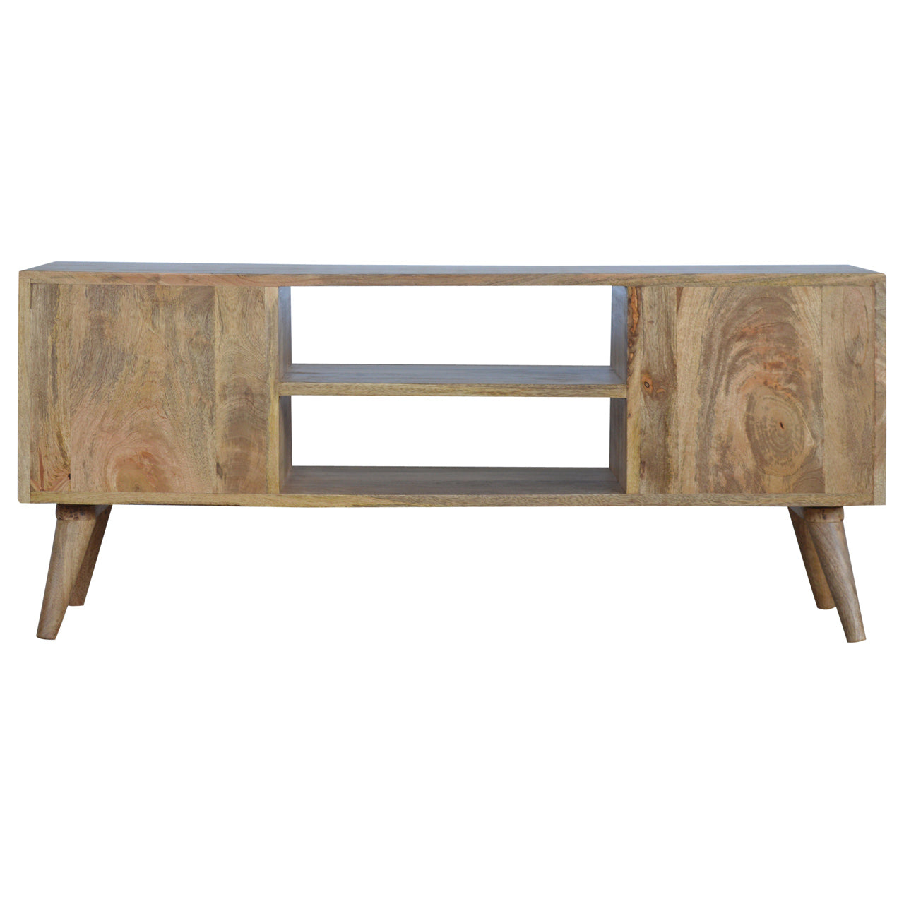 Odda Mango Wood TV Unit in Oak