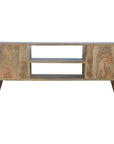 Odda Mango Wood TV Unit in Oak