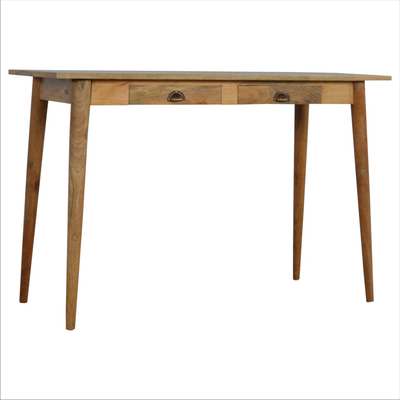 Two Drawer Nordic Mango Wood Desk