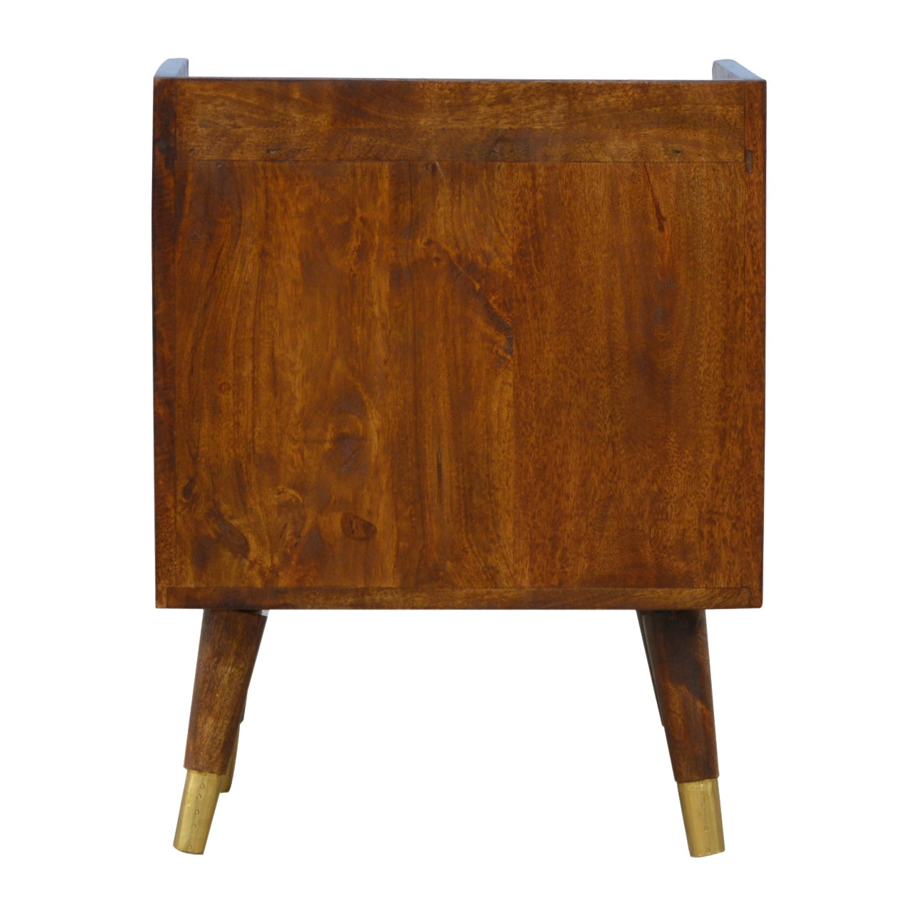 Manila Gold Bedside Table Single Drawer