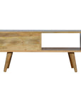 Pineapple Mango Wood Sliding TV Unit