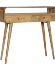 Kela Mango Wood Console Table with Two Drawers