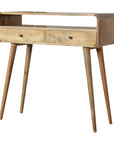 Kela Mango Wood Console Table with Two Drawers