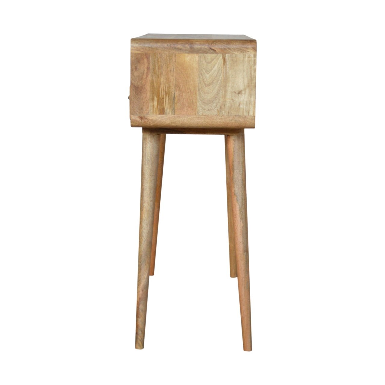 Kela Mango Wood Console Table with Two Drawers