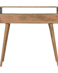 Kela Mango Wood Console Table with Two Drawers