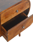 Stockholm Chestnut Circular TV Unit